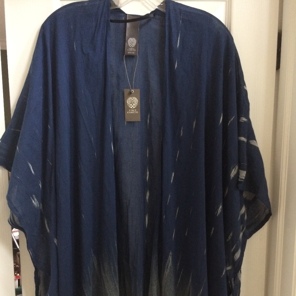 Women's Vince Camuto Wrap  Navy Blue One Size  NWT